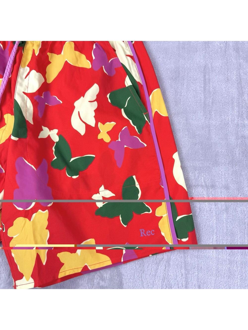 Outdoor Voices Butterfly Print Shorts Colorful Lined Activewear XS Summer NWT - Picture 7 of 9